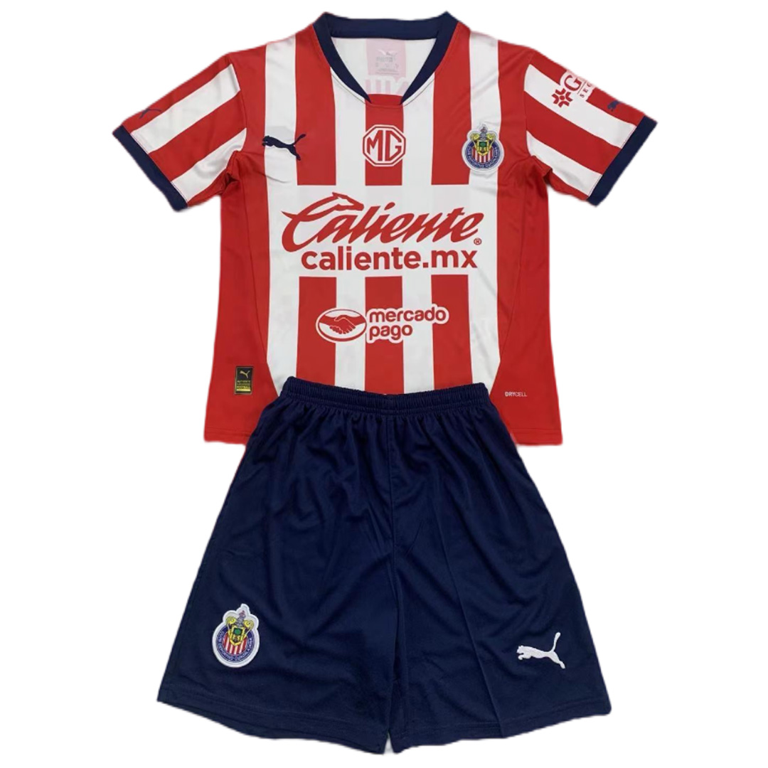 Kids Chivas Home Shirt Kit 2024/25