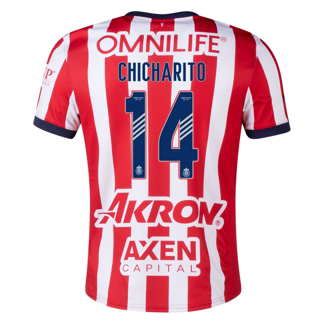[Super Replica] CHICHARITO #14 Chivas Home Shirt 2024/25