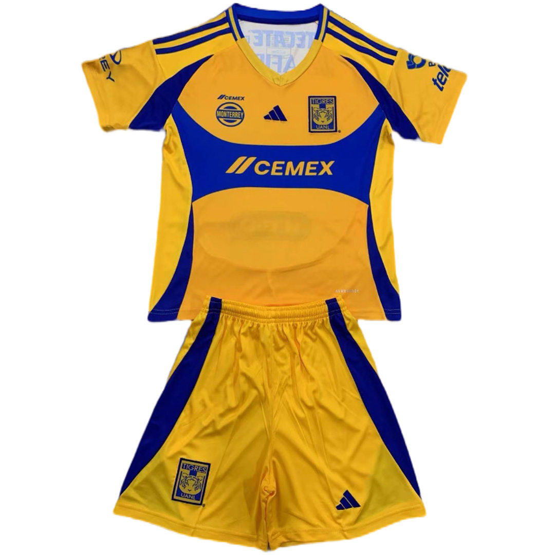 Kids Tigres UANL Home Shirt Kit 2024/25