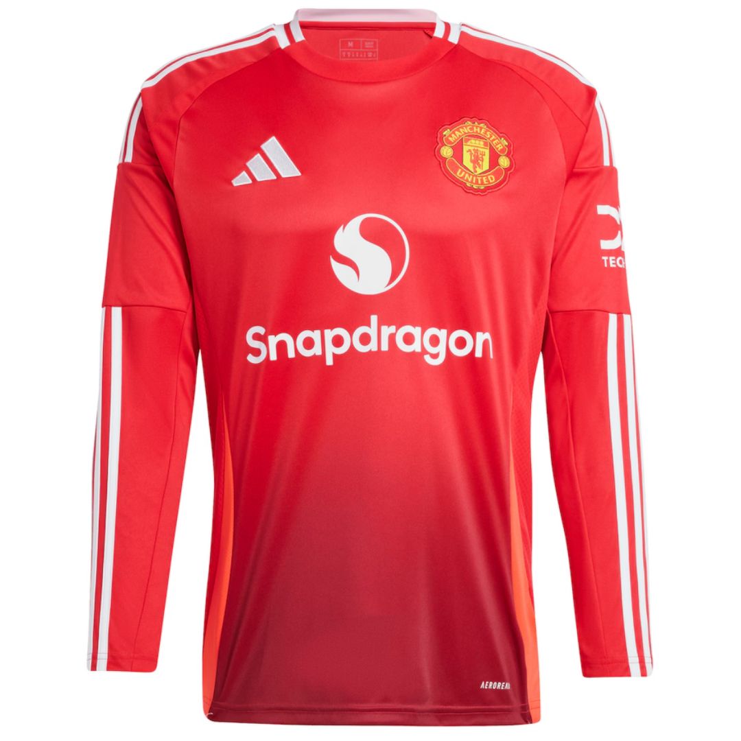 Manchester United Home Long Sleeve Shirt 2024/25