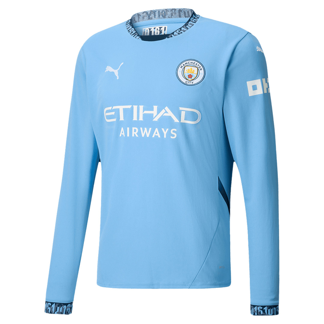 Manchester City Home Long Sleeve Shirt 2024/25