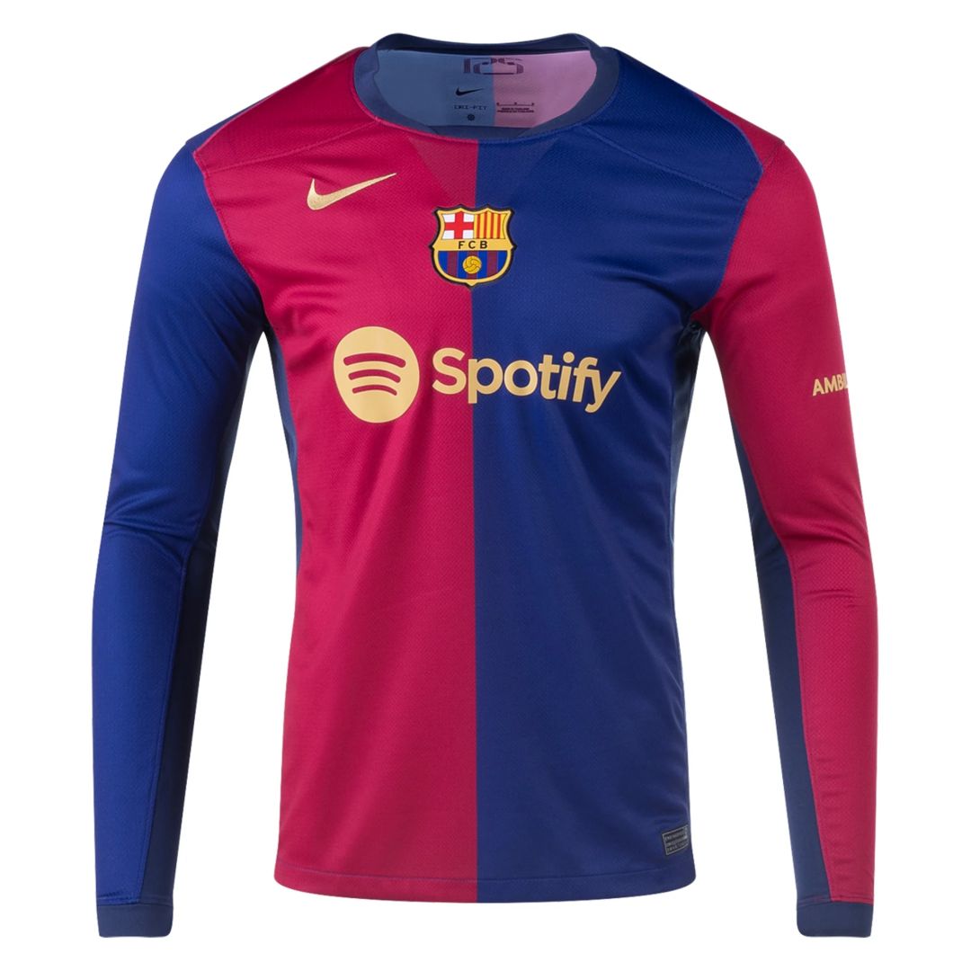 Barcelona Home Long Sleeve Shirt 2024/25