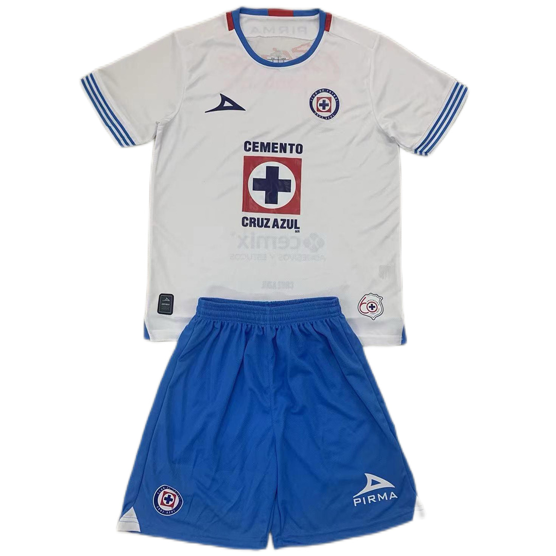 Kids Cruz Azul Away Kit(Shirt+Shorts) 2024/25