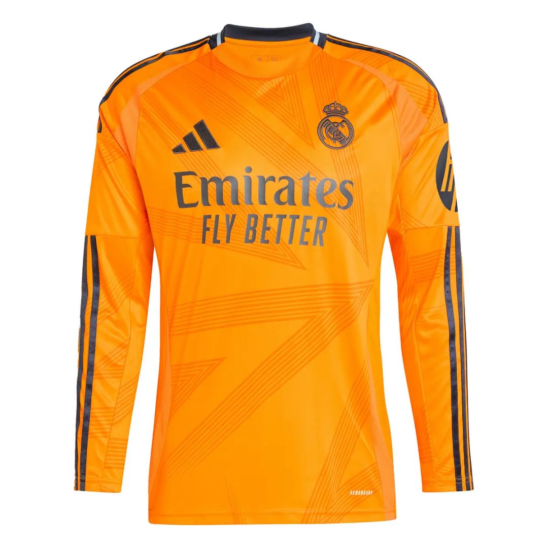 Real Madrid Away Long Sleeve Shirt 2024/25