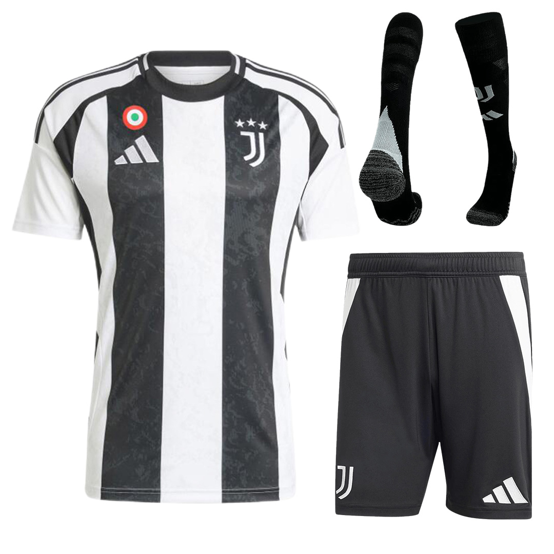 Juventus Home Whole Kit(Shirt+Shorts+Socks) 2024/25