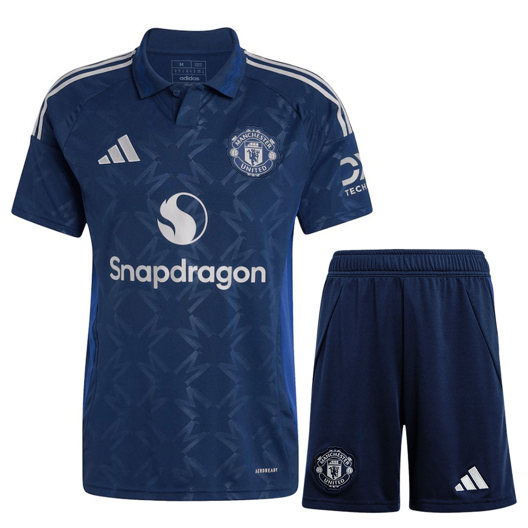 Manchester United Away Kit Shirt+Shorts 2024/25