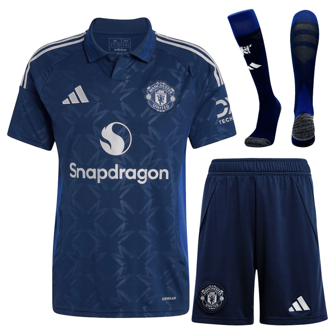Manchester United Away Full Shirt Kit 2024/25