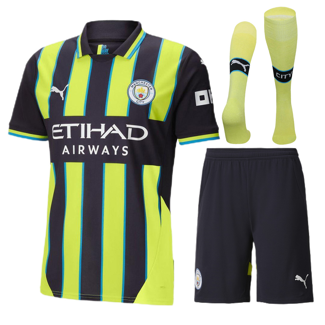 Manchester City Away Full Shirt Kit 2024/25