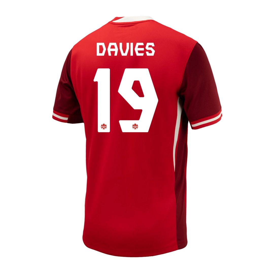 DAVIES #19 Canada Home Shirt Copa America 2024