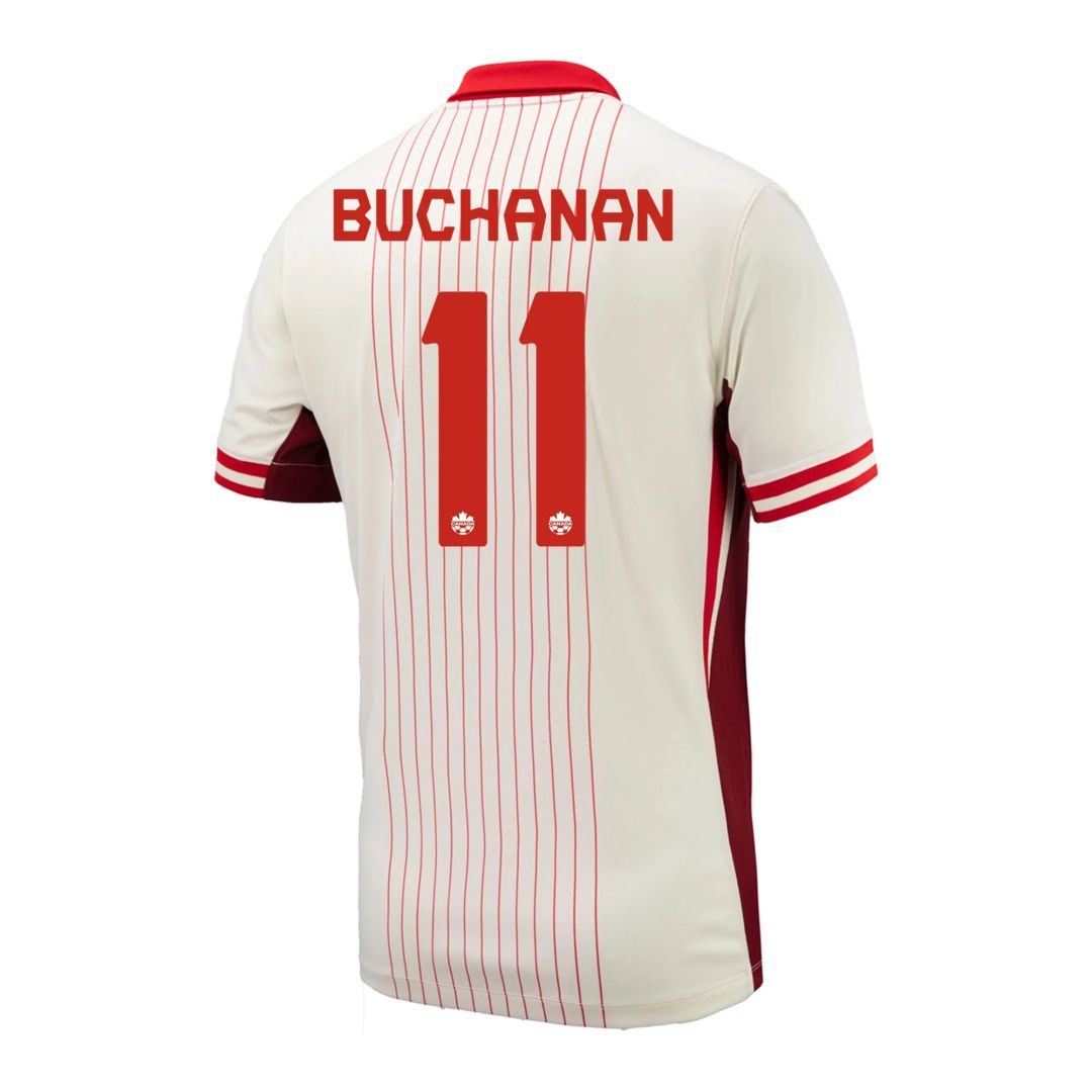 BUCHANAN #11 Canada Away Shirt Copa America 2024