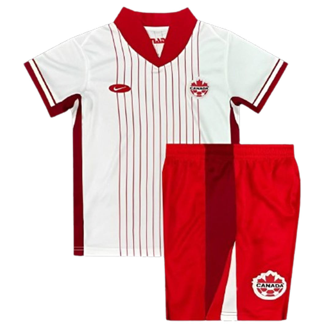 Kids Canada Away Shirt Kit Copa America 2024