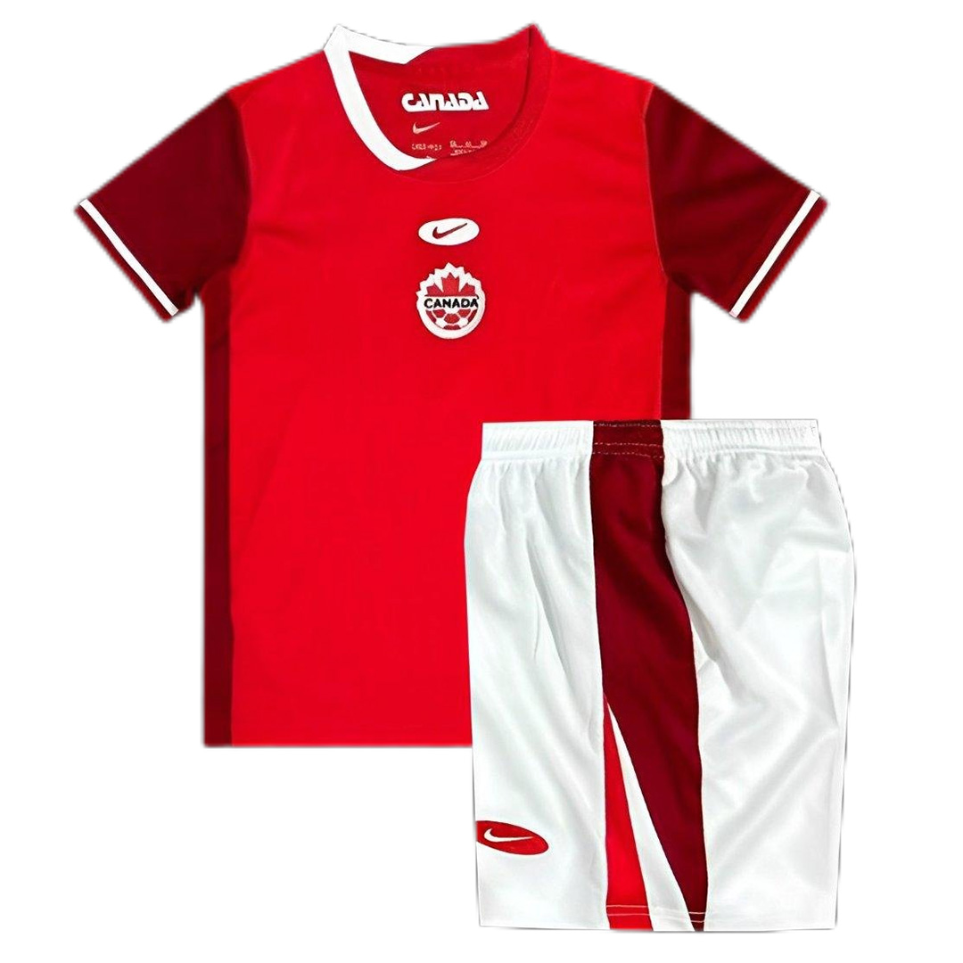 Kids Canada Home Shirt Kit Copa America 2024