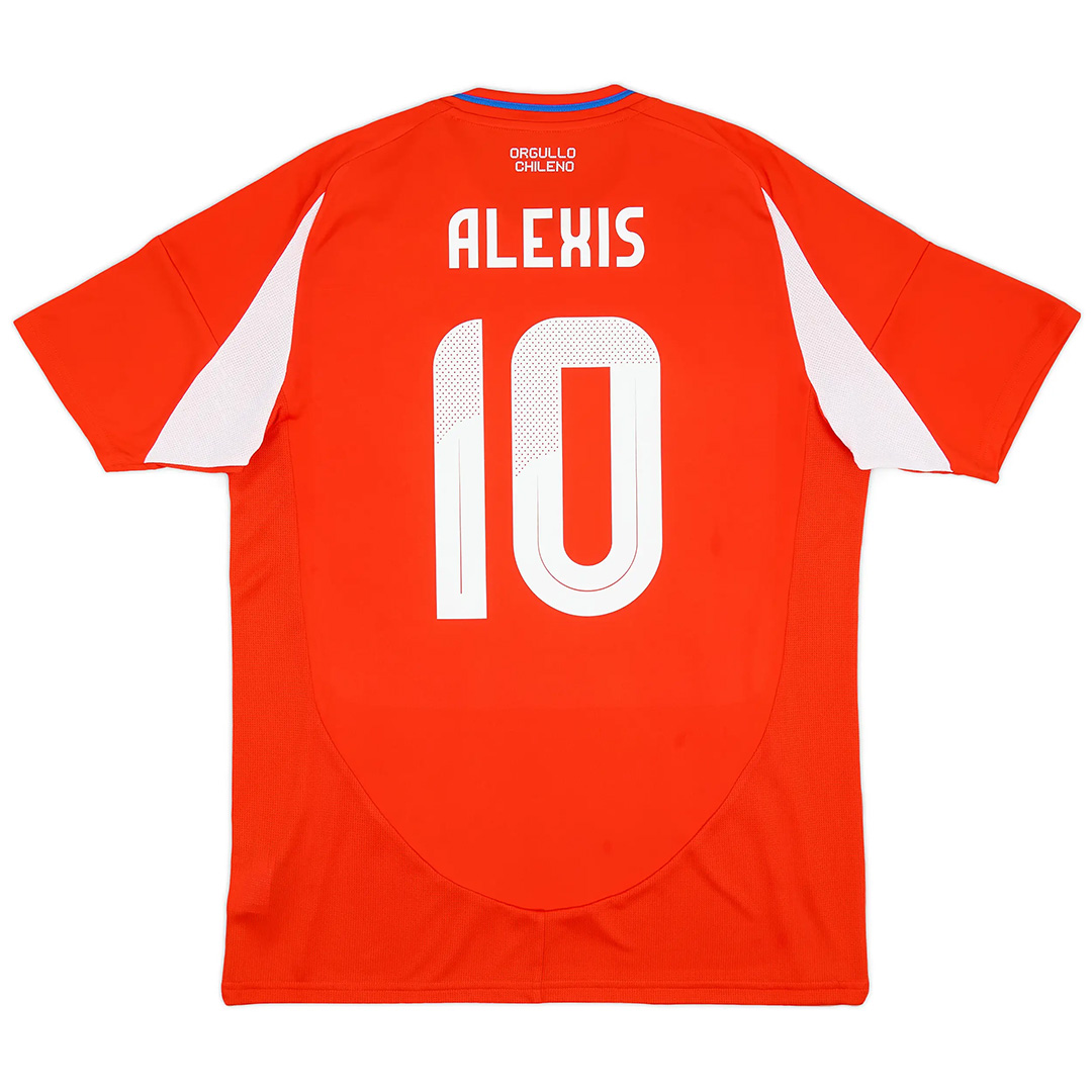Alexis #10 Chile Home Shirt Copa America 2024