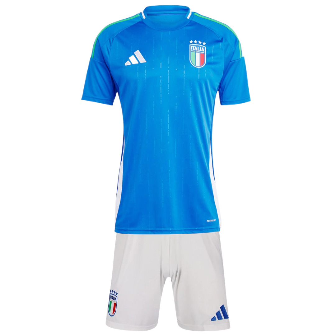 Kids Italy Home Kit(Shirt+Shorts) EURO 2024