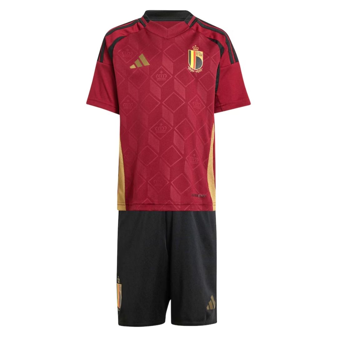 Kids Belgium Home Shirt Kit Euro 2024
