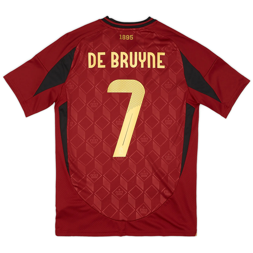 De Bruyne #7 Belgium Home Shirt EURO 2024