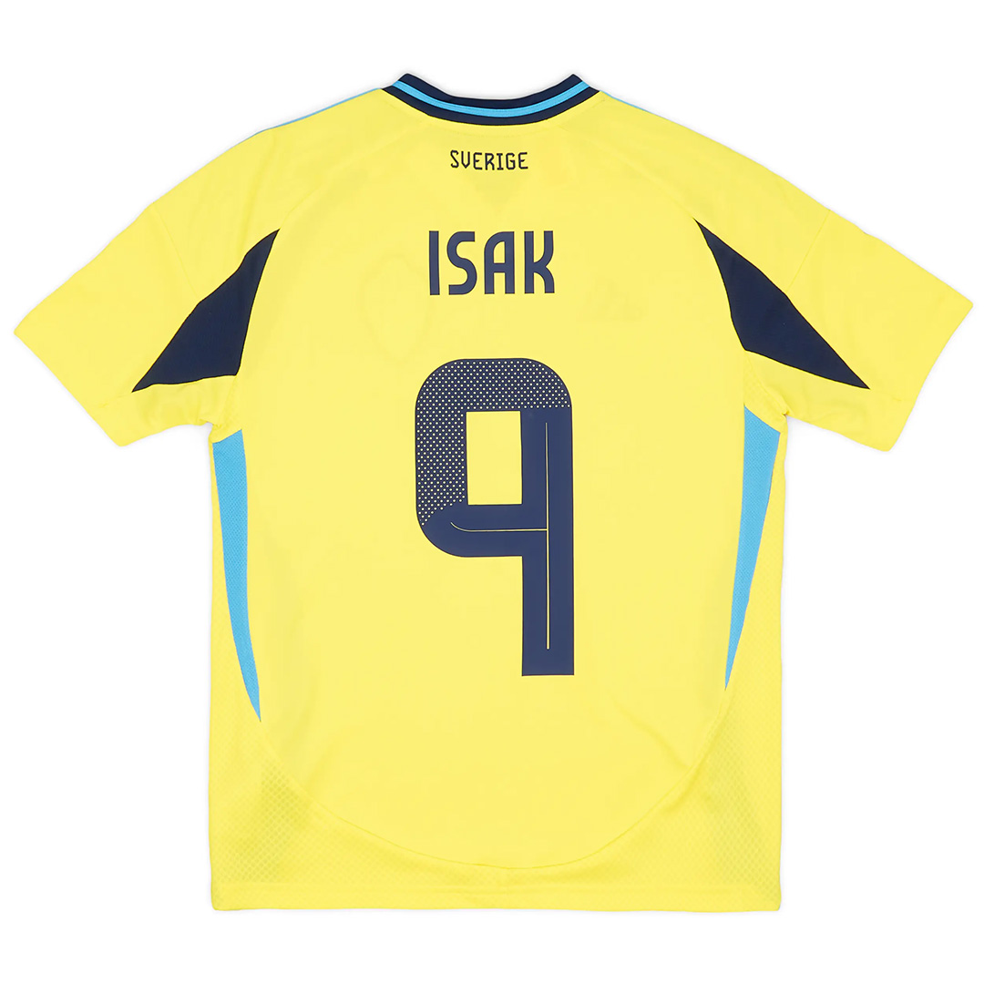 Isak #9 Sweden Home Shirt 2024