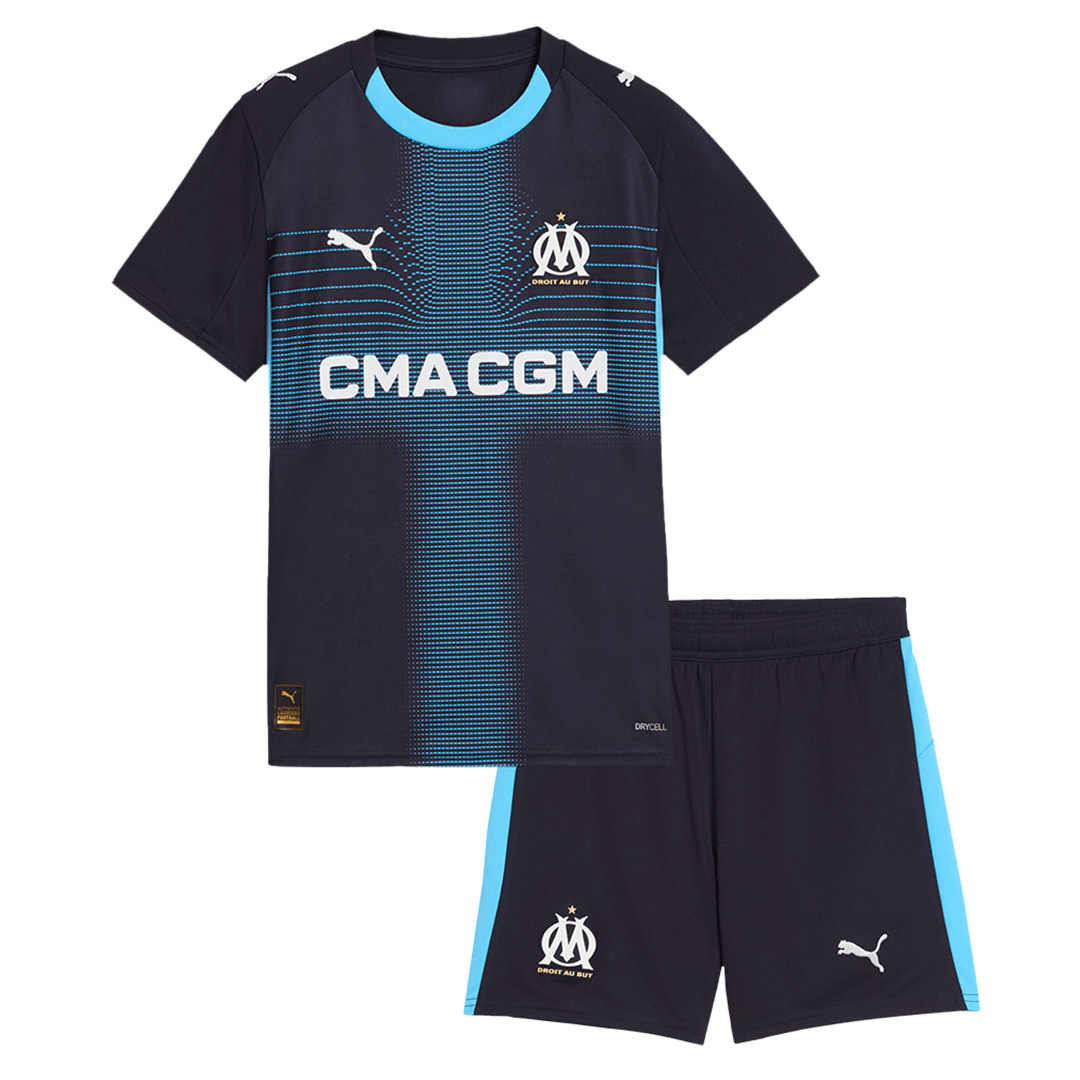 Kids Marseille Away Shirt Kit 2025/26