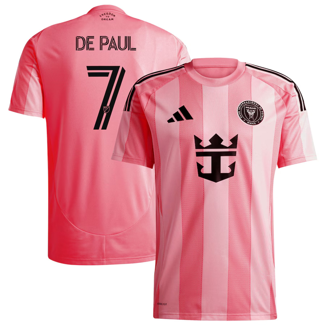 Inter Miami Home Shirt 2025 DE PAUL #7