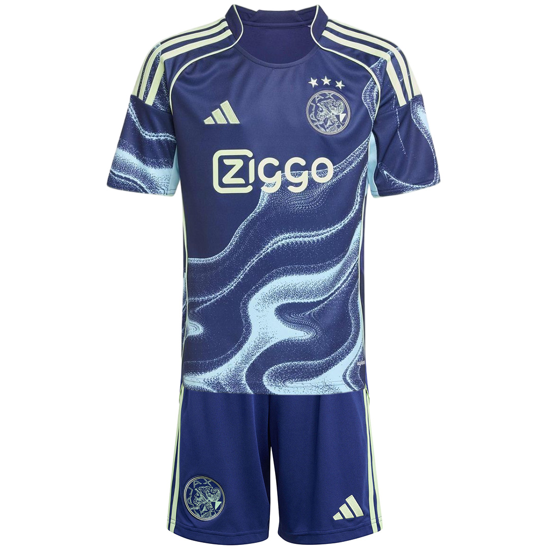 Kids Ajax Away Shirt Kit 2025/26