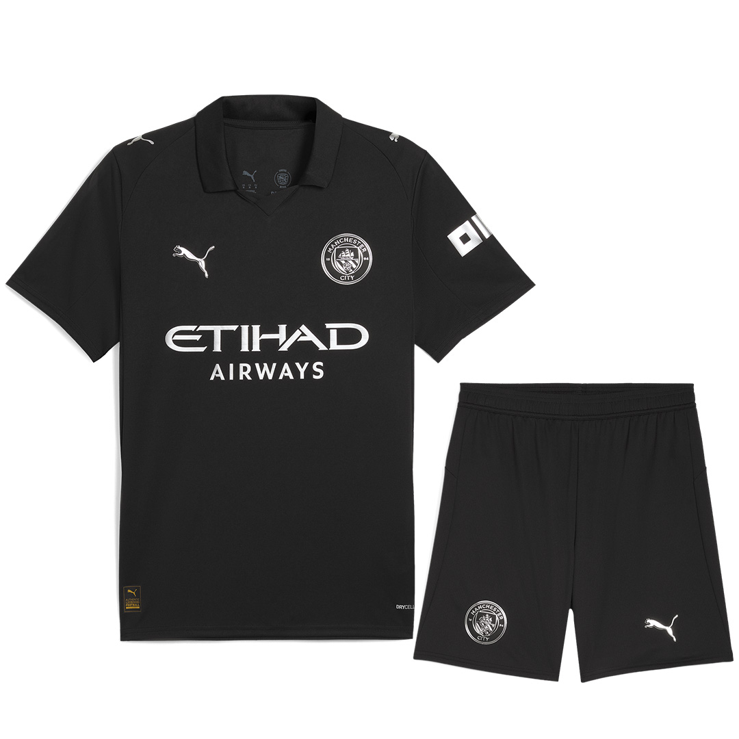 Manchester City Away Shirt Kit 2025/26