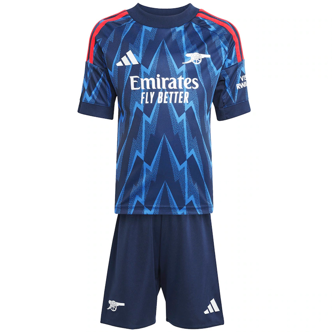 Kids Arsenal Away Shirt Kit 2025/26