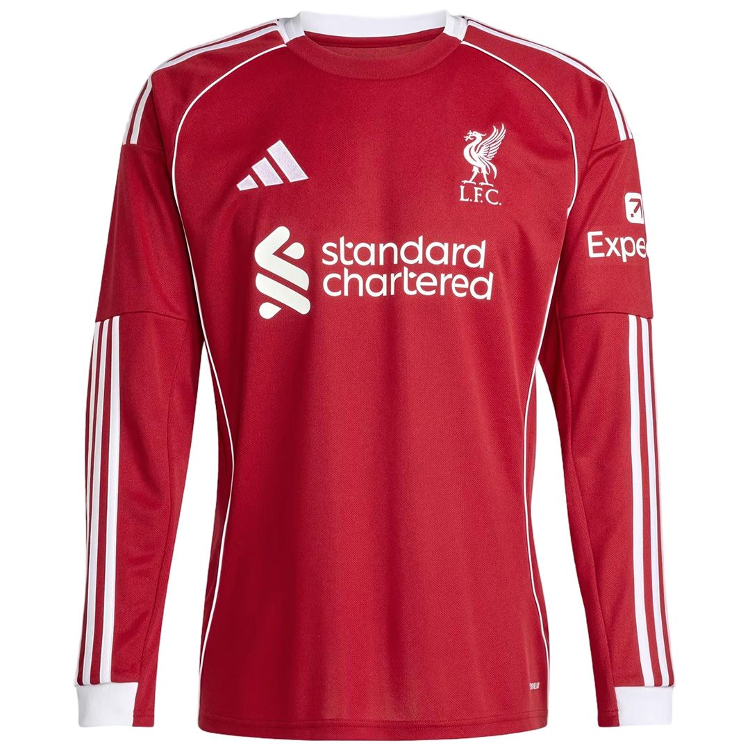 Liverpool Home Long Sleeve Shirt 2025/26
