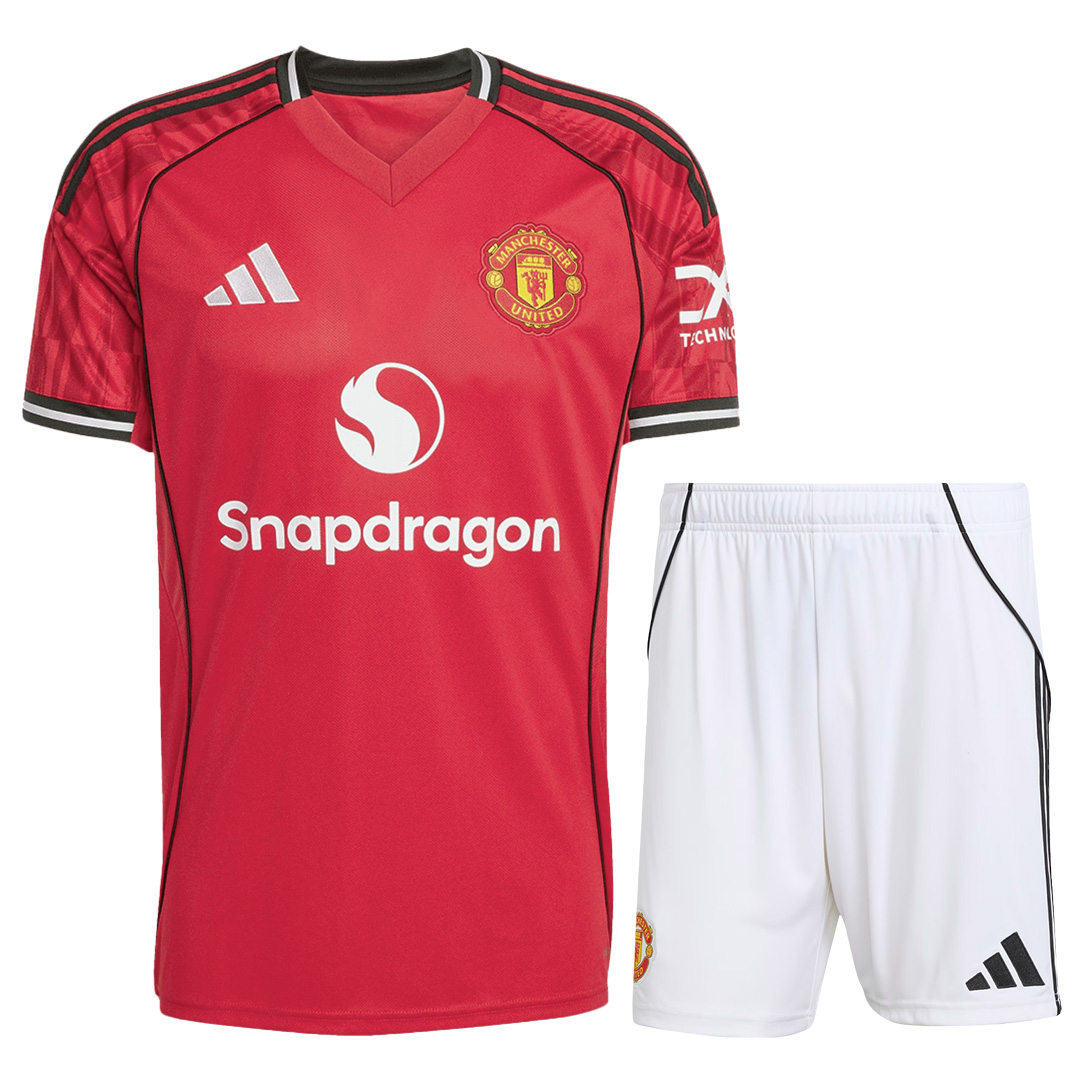 Manchester United Home Shirt Kit 2025/26 - [Super Replica]