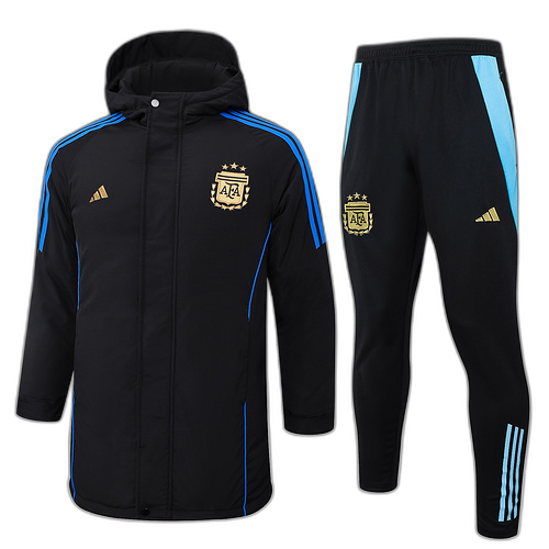 Argentina 2024-25 Black (Gold Label) Cotton Coat
