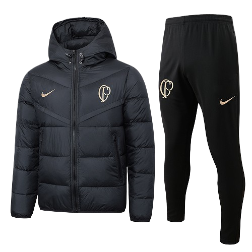 Corinthians Warmcoat Black (Top+Pants)2023/24