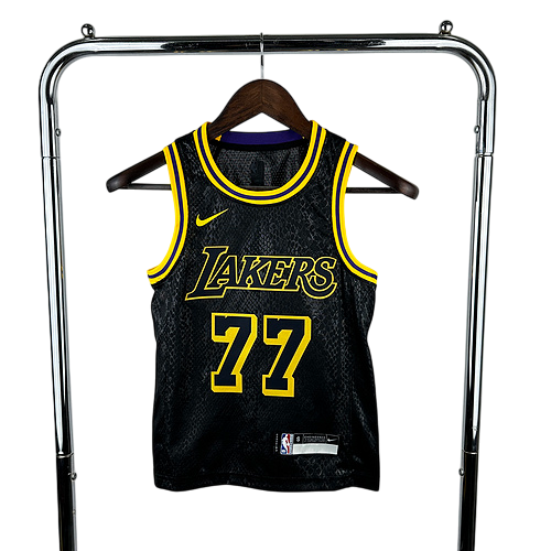 Youth 2023 Los Angeles Lakers Snakeskin No. 77 Doncic