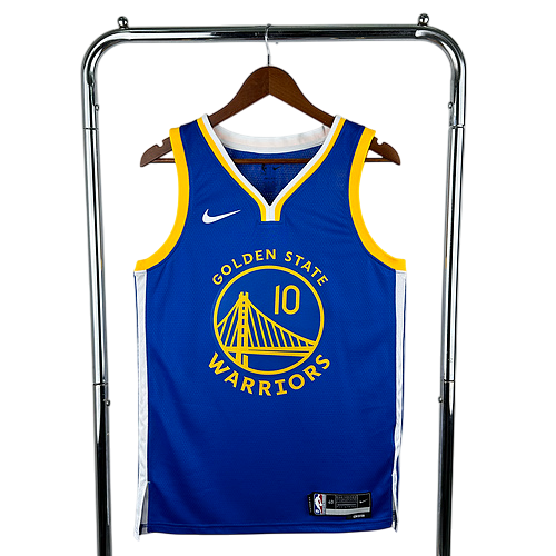 2023 Golden State Warriors V-neck Blue No. 10 Butler