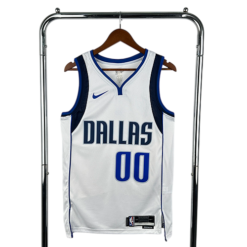 Dallas Mavericks White No. 00 Christie
