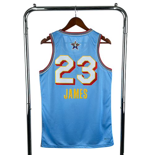 2025 All-Star Light Blue No. 23 James
