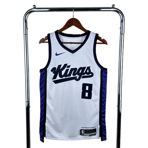 2024 Season Sacramento Kings Home White No. 8 LaVine
