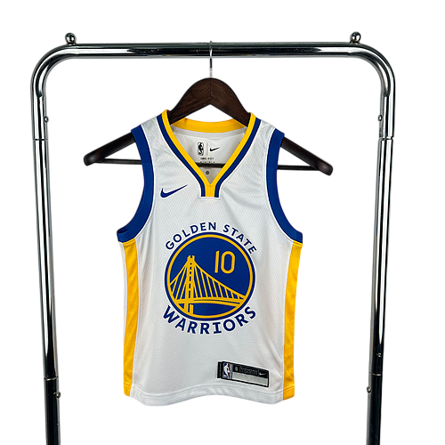 Youth Golden State Warriors White No. 10 Butler