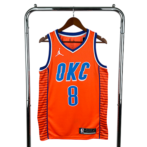 Oklahoma City Thunder Jumpman No. 8 Williams