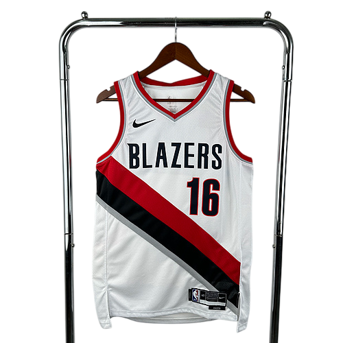 2023 Trail Blazers White No. 16 Hansen Young