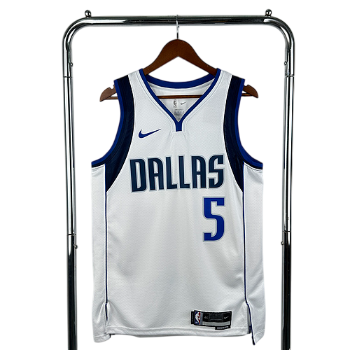 Dallas Mavericks White No. 5 Russell