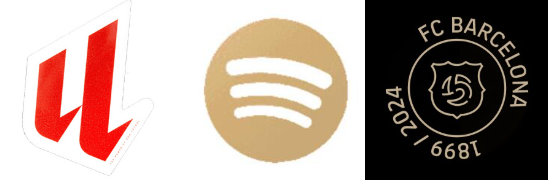 24/25 La Liga Badge & Spotify Without Text & 1899/2024 FC BARCELONA