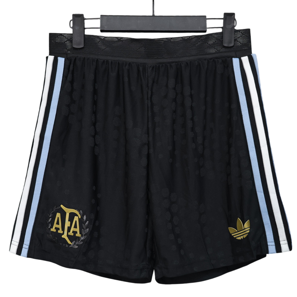 Argentina 50th Anniversary Player Version Black Shorts 2024/25