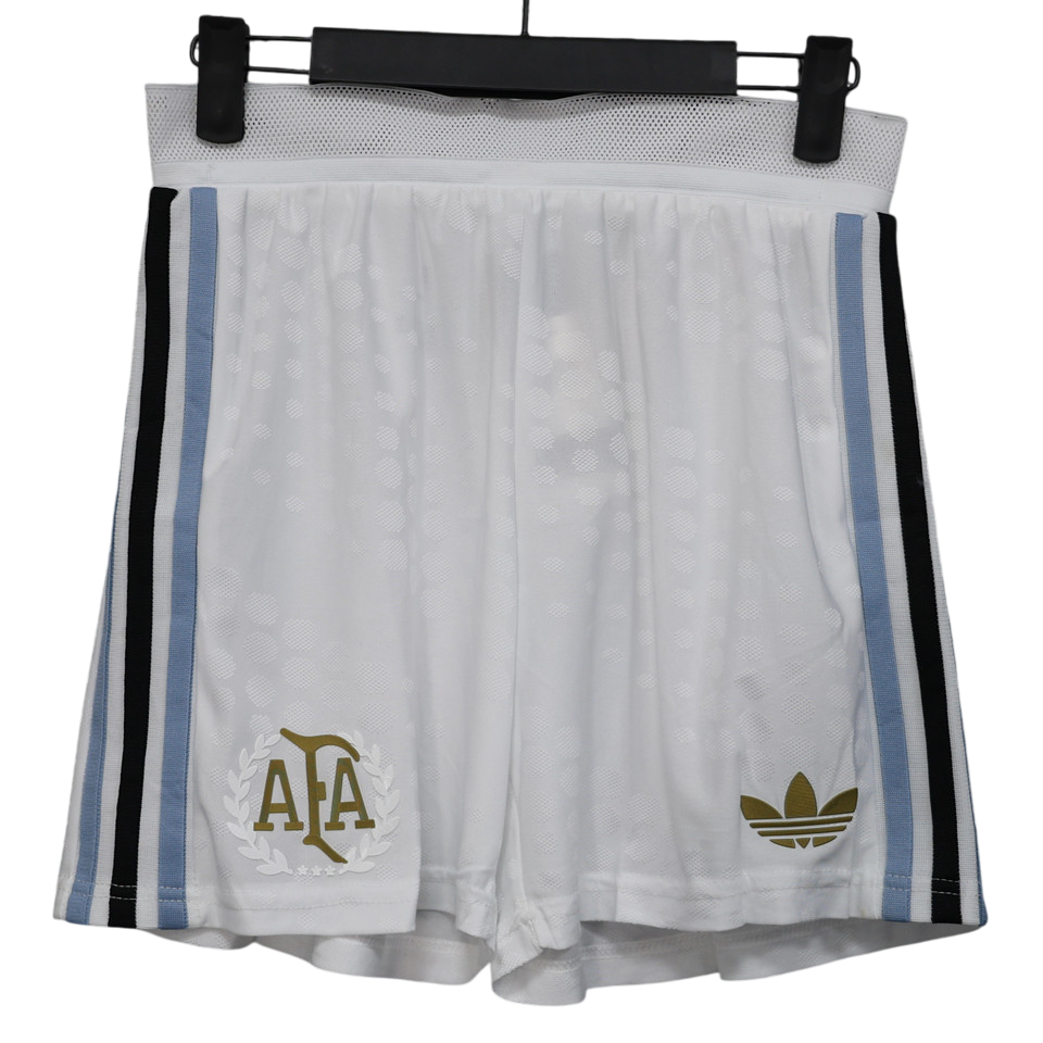 Argentina 50th Anniversary Player Version White Shorts 2024/25