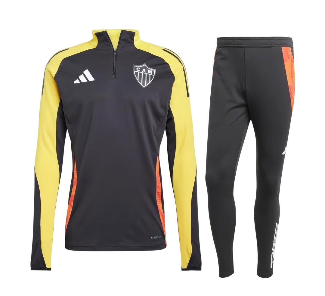 Kids Clube Atletico Mineiro Sweater Tracksuit Black 2025/26