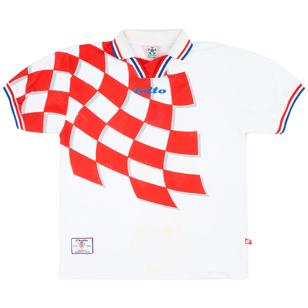Retro Croatia Shirt Home World Cup 1998