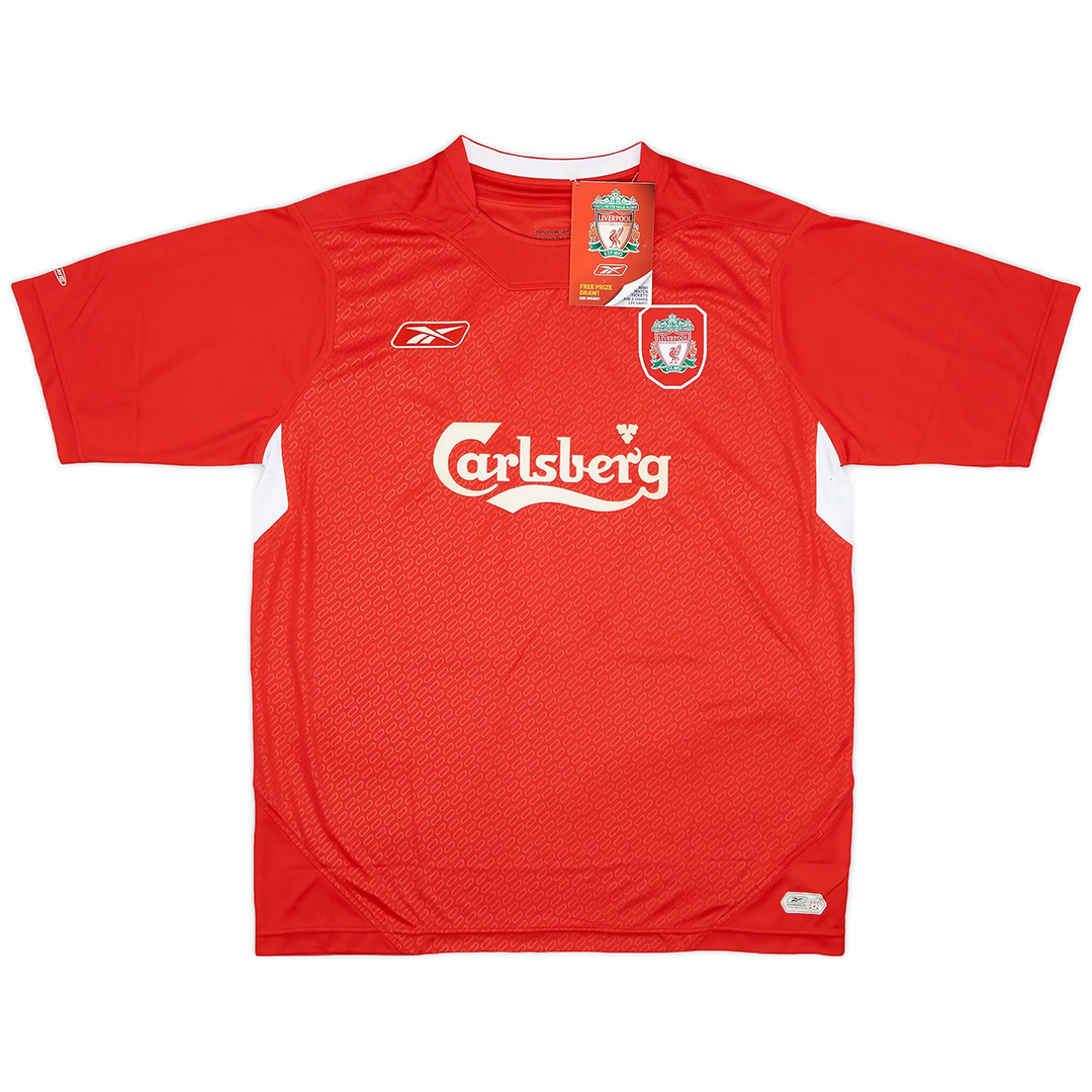 Retro Liverpool Shirt Home UCL Final 2005