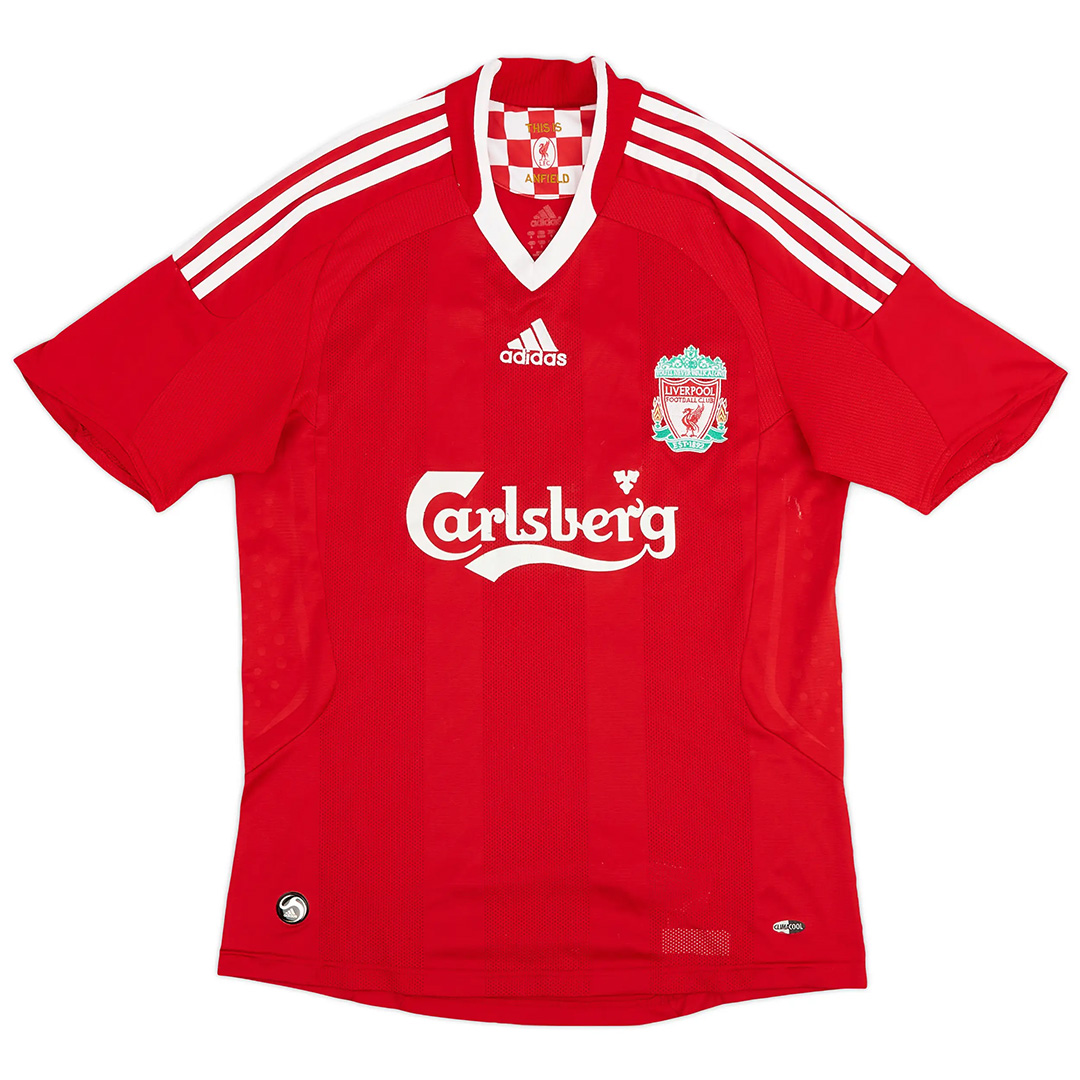 Retro Liverpool Shirt Home 2008/09