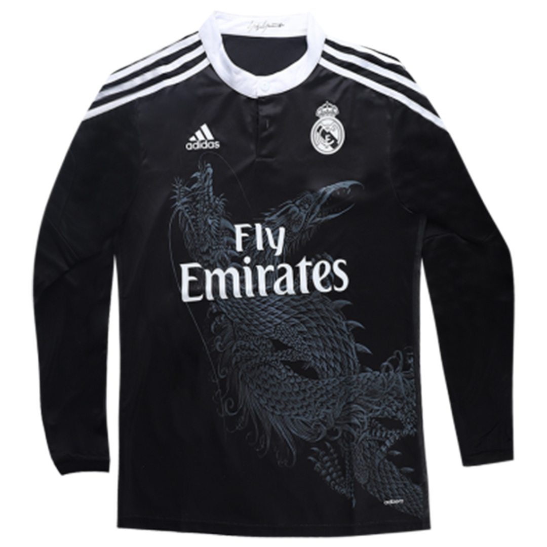Retro Real Madrid Away Long Sleeve Shirt 2014/15