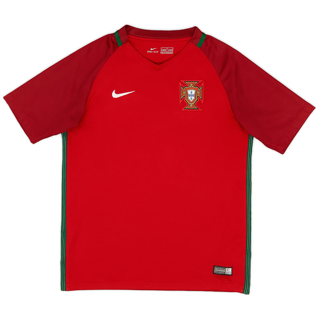 Retro Portugal Shirt Home Euro Cup 2016