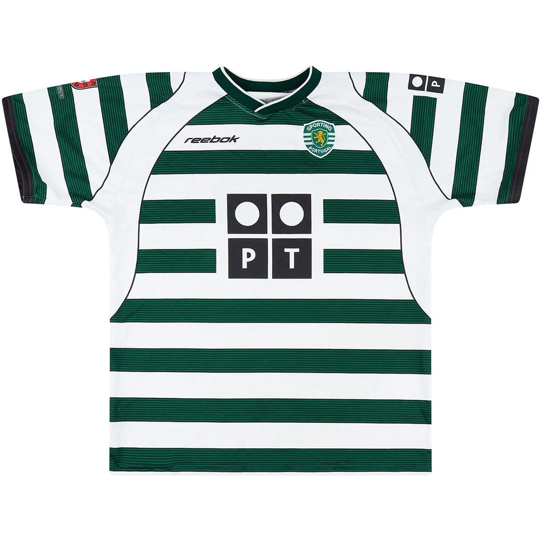 Retro Sporting Lisbon Shirt Home 2002/03