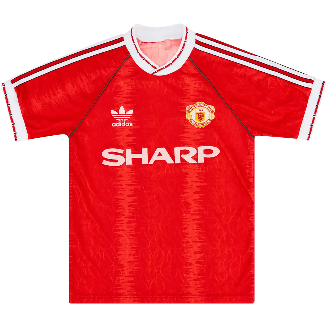 Retro Manchester United Shirt Home 1990/92